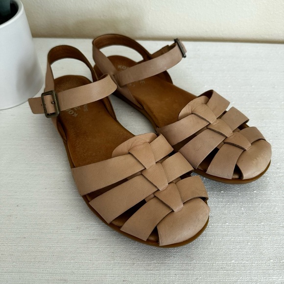 KorkEase Shoes Korkease Felda Natural Beige Leather Fisherman